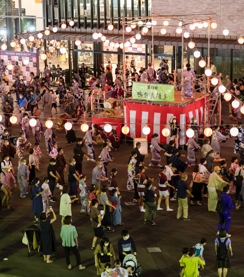 地域振興を願う「鴨台盆踊り」